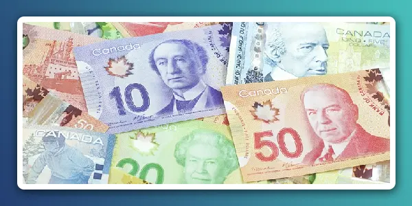 El dólar canadiense (Cad) cotiza cerca de 1,34, mientras que el precio del crudo cae